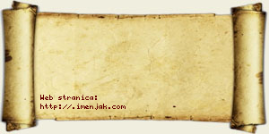 Rada Jačovac vizit kartica